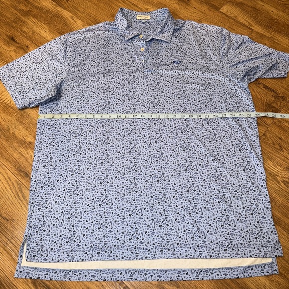 PETER MILLAR ANIMAL HOUSE DELTA TAU ALL OVER XL Golf Polo Shirt Course Logo - Picture 7 of 10